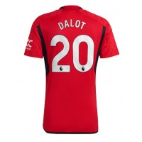 Fotbalové Dres Manchester United Diogo Dalot #20 Domácí 2023-24 Krátký Rukáv